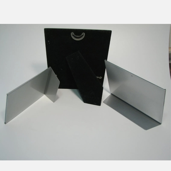 3 Silver Picture Frames 5 X 7 4 X 6 Malden Studio - Picture 2 of 5